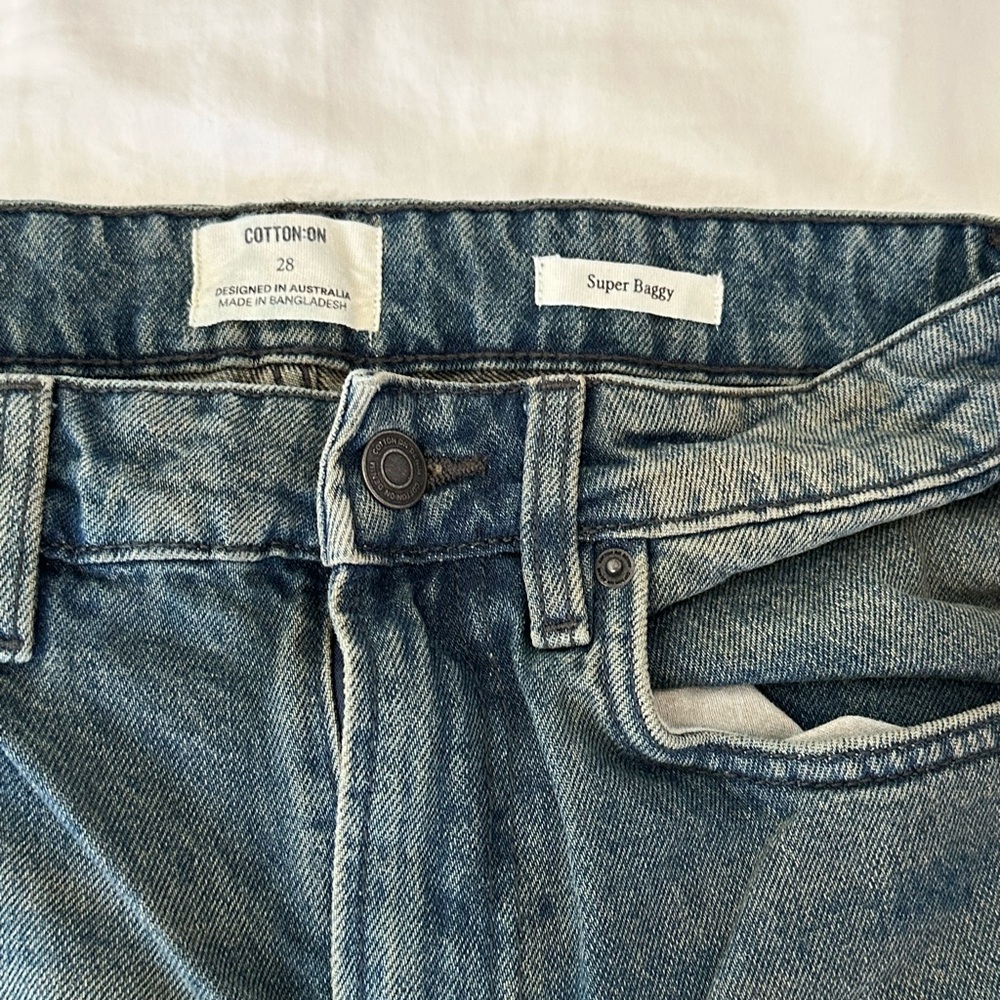 Cotton On Light Blue Super Baggy Men’s Jeans